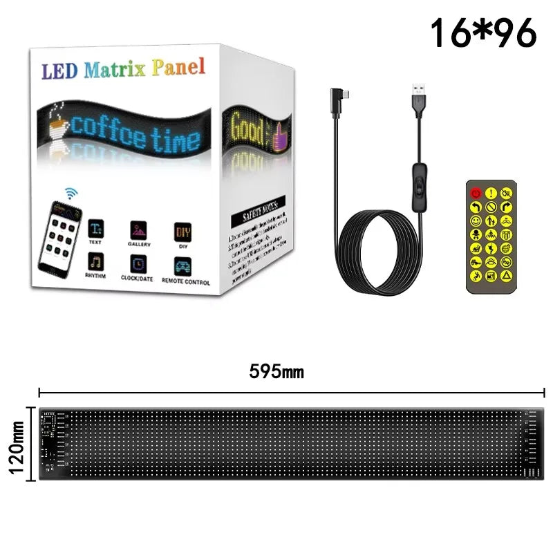 Drive Bright Customizable Car LED Display