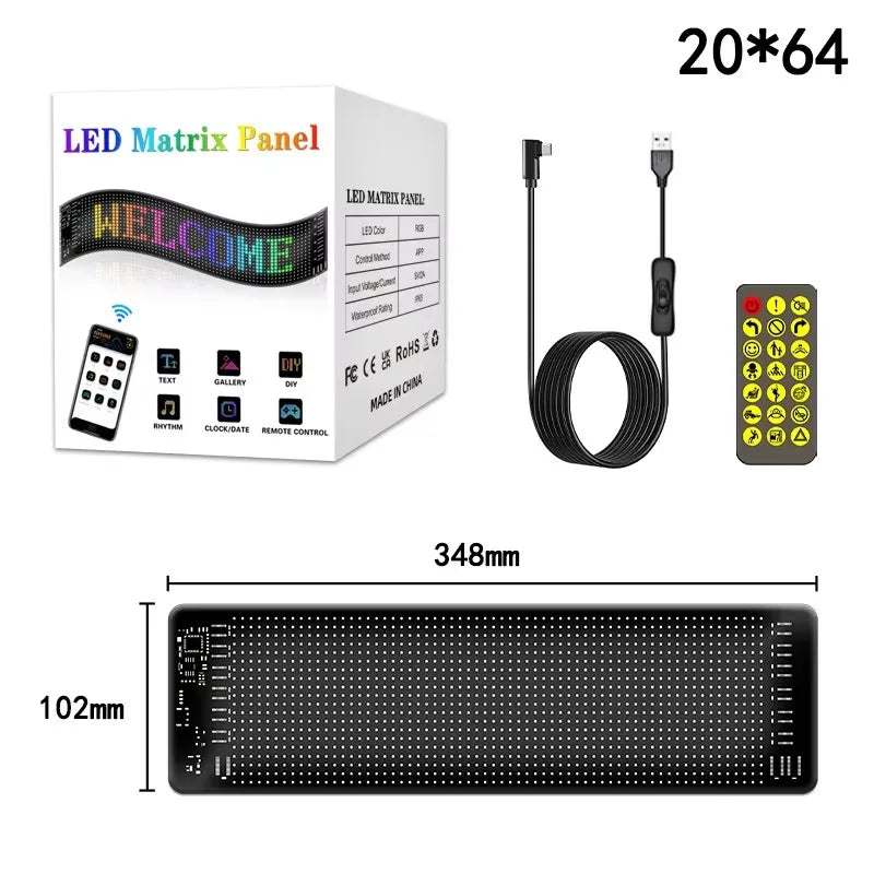 Drive Bright Customizable Car LED Display