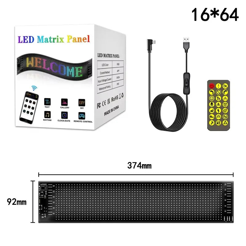 Drive Bright Customizable Car LED Display